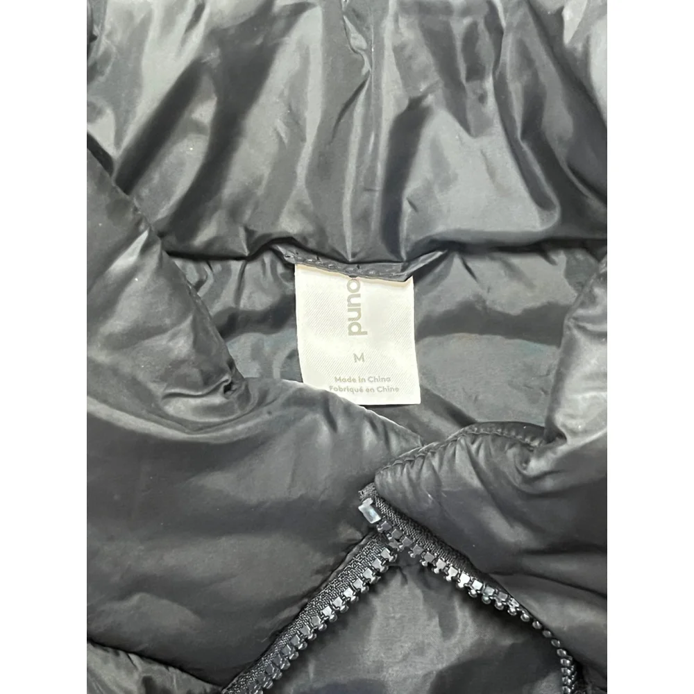 Women's Black Puffer Vest M - Picture 2 of 8